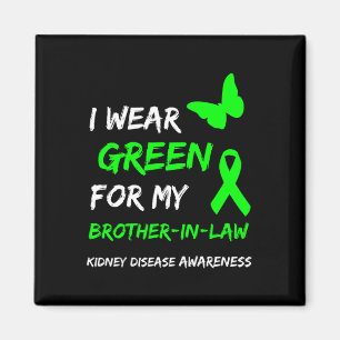 Imán Enfermedad renal que uso verde para mi cuñado