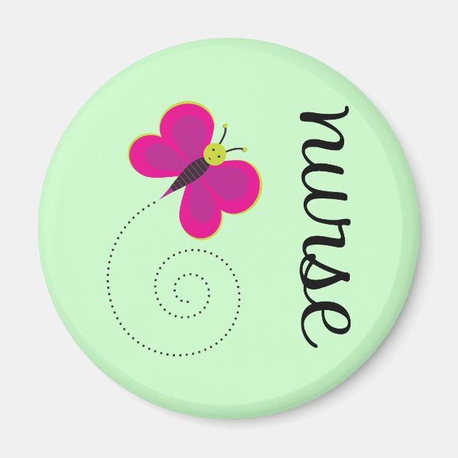 Imán Enfermera Cute (Frente)