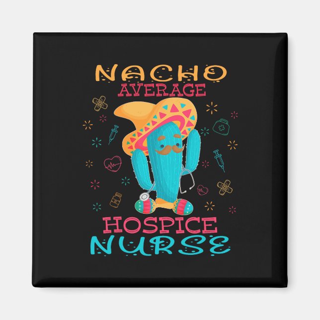 Imán Enfermera de Hospicio Cinco De Mayo Nacho Enfermer (Frente)