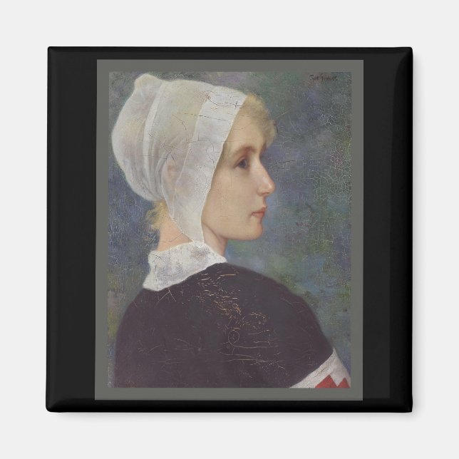 Imán Enfermera de la Cruz Roja por Theodor Grust (Frente)