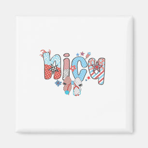 Imán Enfermera de la NICU 4 de julio Enfermera estadoun