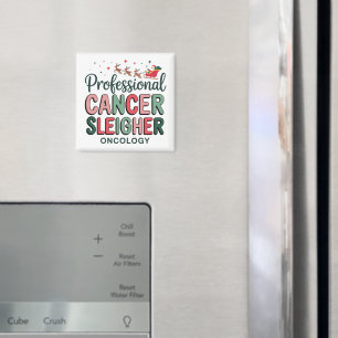 Imán Enfermera de Oncología Navidad Cáncer Quimioterapi