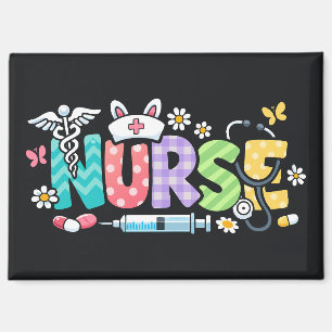 Imán Enfermera de Pascua adorable Humor médico