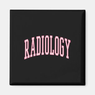 Imán Enfermera de Preppy Rosada de Radiología Ct Mri Ra