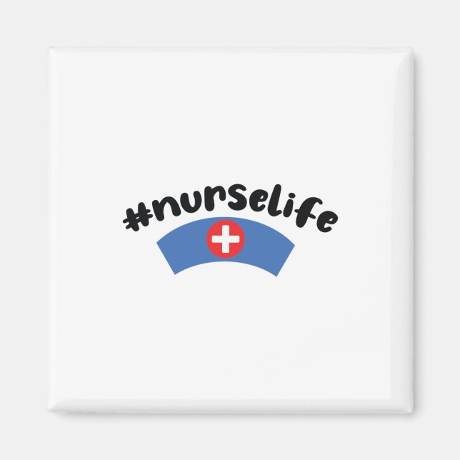 Imán Enfermera de regalo (Frente)