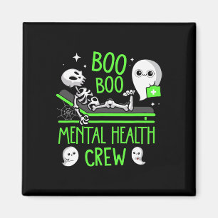 Imán Enfermera de Salud Mental Psych Boo Boo Tripulació