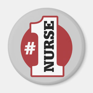 Imán Enfermera del número 1