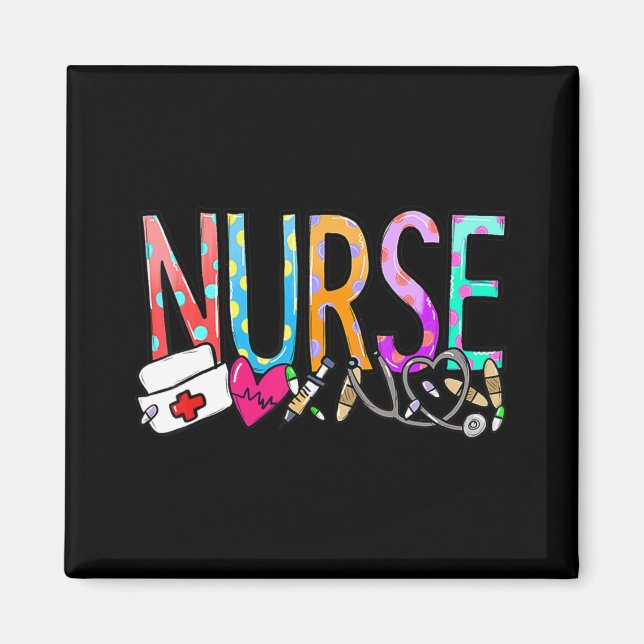 Imán ENFERMERA DÍA DE ENFERMERÍA SEMANA Vida de enferme (Frente)