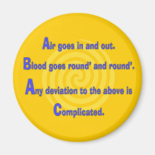 Imán Enfermera divertida o regalos respiratorios de la