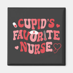 Imán Enfermera favorita de Cupids