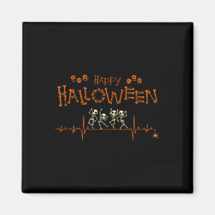 Imán Enfermera Médico de Halloween Feliz