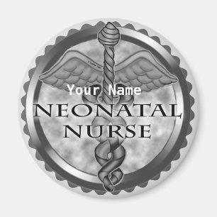 Imán Enfermera neonatal gris