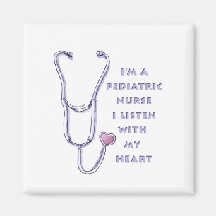 Imán Enfermera pediátrica Stethoscope