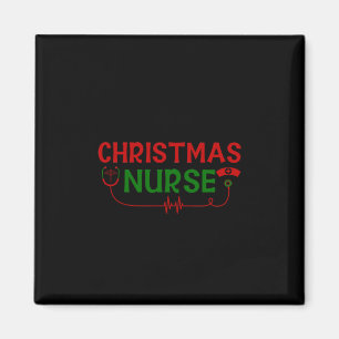 Imán Enfermeras Navidades de regalo