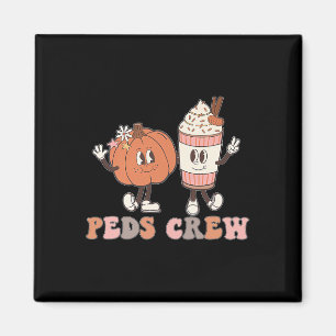 Imán Enfermeras pediátricas de la Calabaza del Día de A