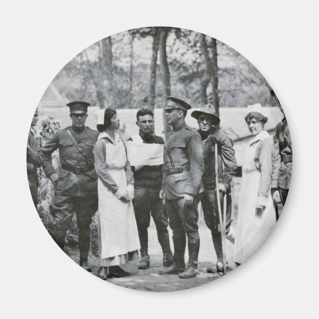 Imán Enfermeras y Médicas de la WWI (Frente)