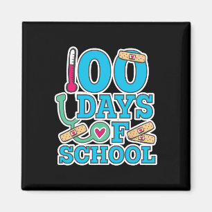 Imán Enfermero 100 Días De Escuela