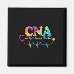 Imán Enfermero certificado de Enfermería Istant Tie Dye