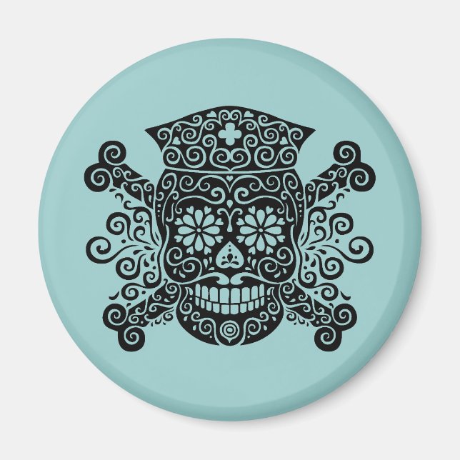 Imán Enfermero pirata anticuario (Frente)