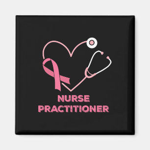 Imán Enfermero Profesional Pink Heart Stethoscope Mama 