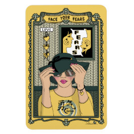 Imán Enfrenta Tus Miedos_C_Imán de Refrigerador 4x6