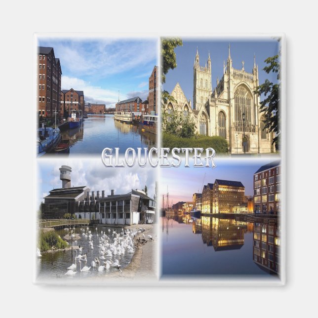 Imán ENG008 GLOUCESTER , Museo Nacional de las Vías de  (Frente)