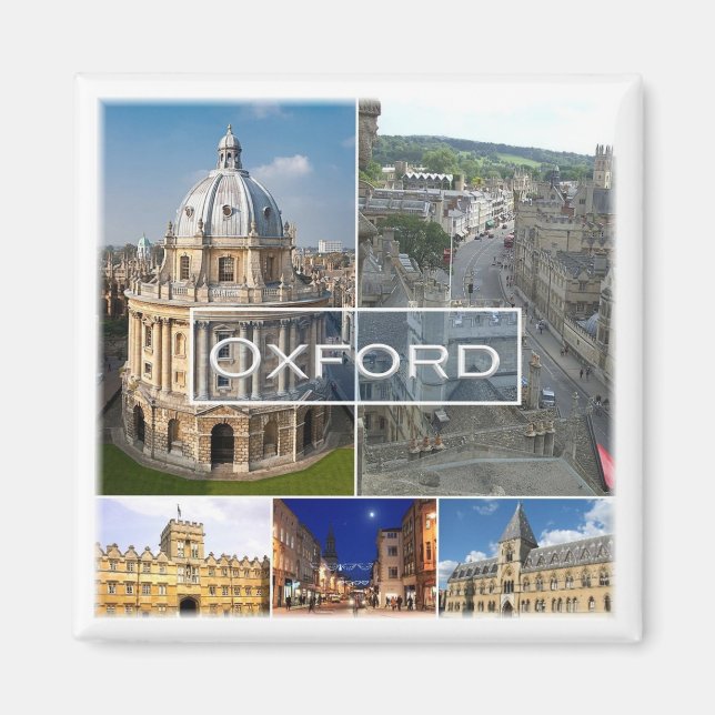 Imán ENG020 OXFORD, Inglaterra, Europa, Fridge (Frente)