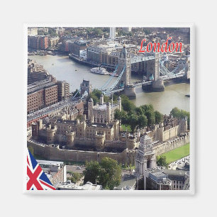 Imán ENG064 LONDRES Panorama, Inglaterra, Fridge Magnet
