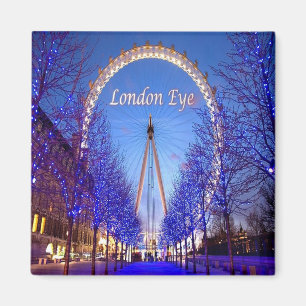 Imán ENG078 EYE LONDON, Inglaterra, Europa, Fridge
