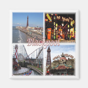 Imán ENG100 BLACKPOOL, Inglaterra, Europa, Fridge