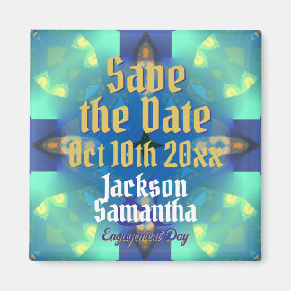 Imán Engagement Save the Date Magnet