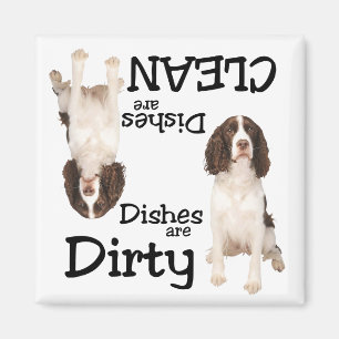 Imán English Springer Spaniel Amantes del lavavajillas 