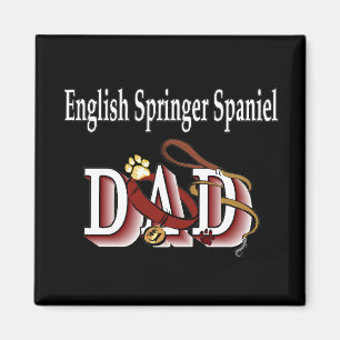 Imán english springer spaniel dad Magnet