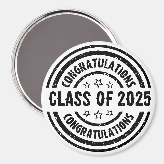 Imán Enhorabuena Clase de 20XX (Anverso/Reverso)