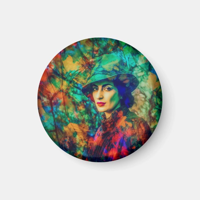 Imán Enigma en otoño (Frente)