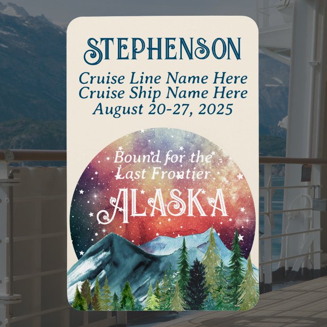 Imán Enlazada a la última puerta de crucero de Alaska (Subido por el creador)
