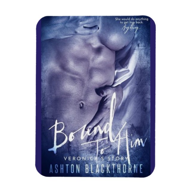 Imán Enlazado a él por la cubierta del libro Ashton Bla (Vertical)