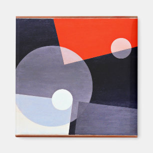 Imán Enm. 7 (26), arte abstracto de Laszlo MoHoly-Nagy