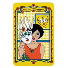 Imán Enmascarar tus sentimientos_B_4x6 refrigerador