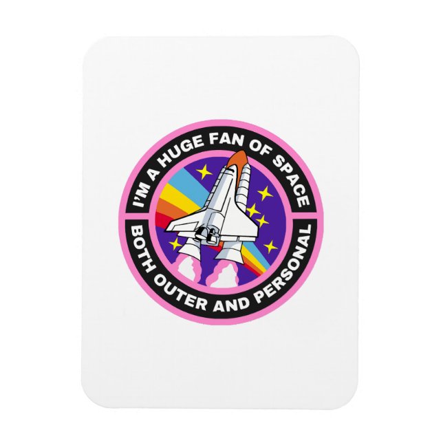 Imán enorme fanático del espacio (Vertical)