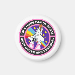 Imán enorme fanático del espacio
