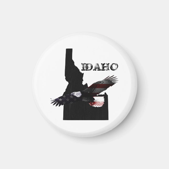 IMÁN ENORME PATRIOTA EAGLE IDAHO (Frente)
