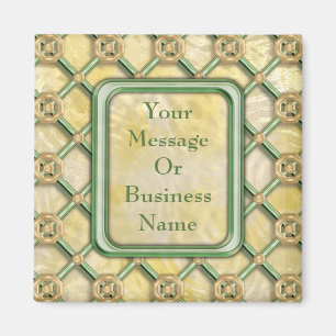 Imán Enrejado de la pátina del oro