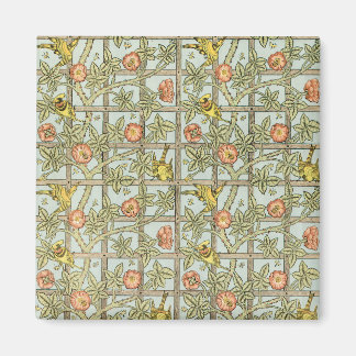 Imán Enrejado de William Morris, Textil de Jardín Vinta
