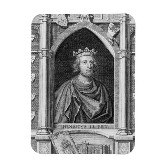 Imán Enrique III (1207-72) Rey de Inglaterra de 1216, e (Vertical)