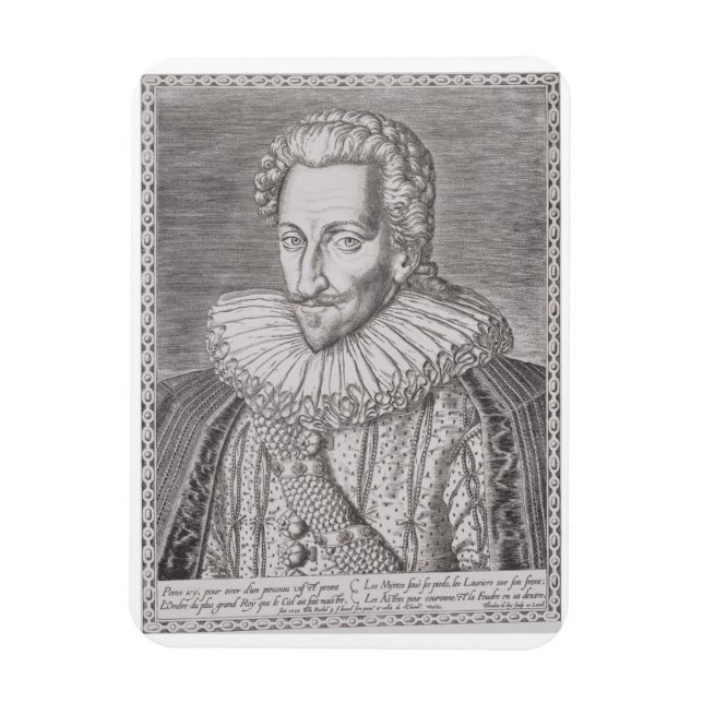 Imán Enrique IV (1553-1610) como Rey de Navarra, 1589 ( (Vertical)