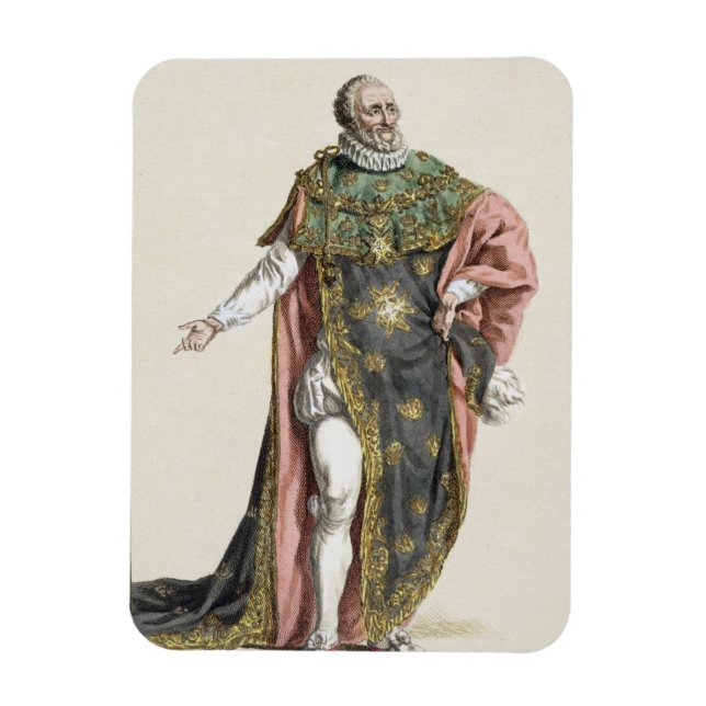 Imán Enrique IV (1553-1610) Rey de Francia, de 'Receuil (Vertical)