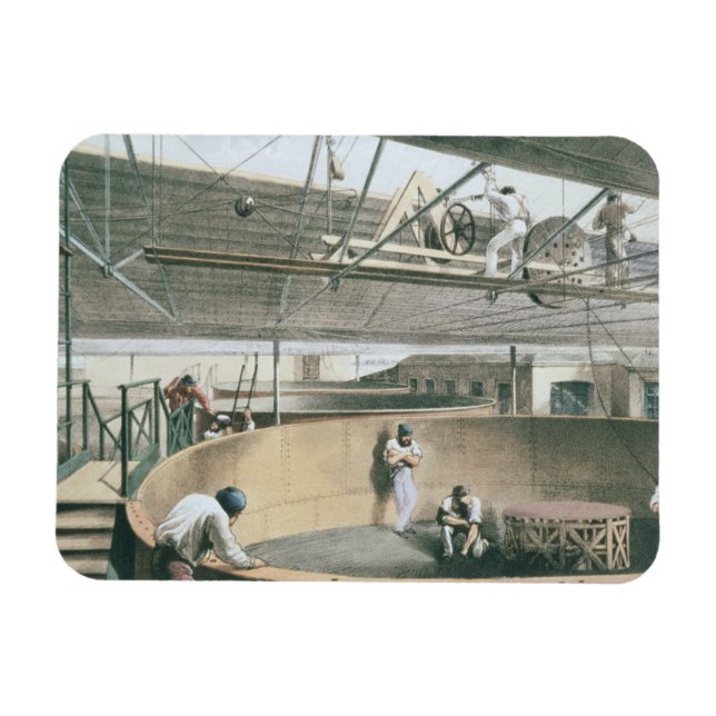 Imán Enrollar el cable telégrafo en los tanques de los  (Horizontal)