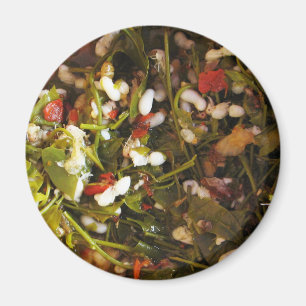 Imán Ensalada de huevo de hormiga roja... Comida callej