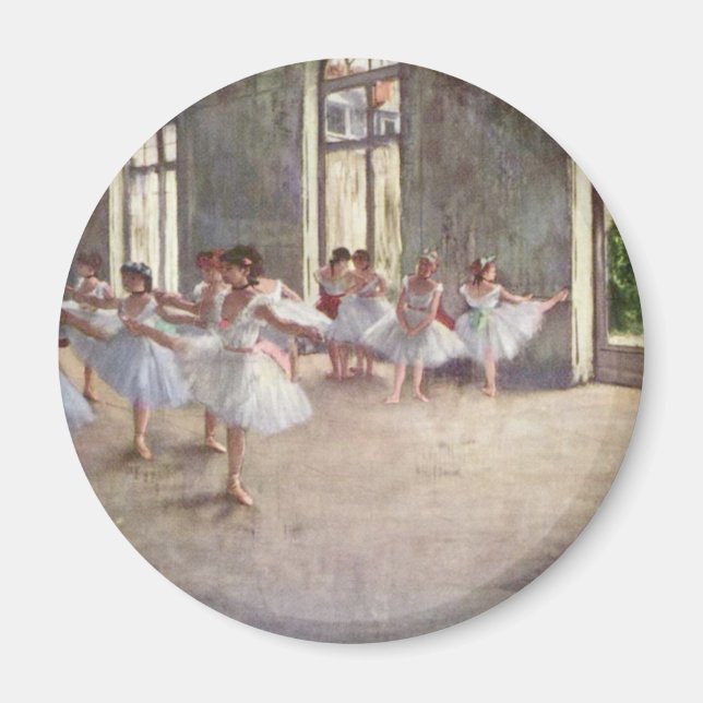 Imán Ensayo de ballet de Degas (Frente)